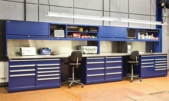 Combo Cabinet Workbench Units